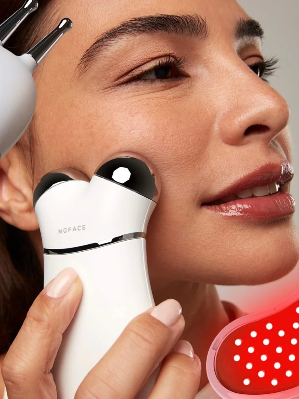 NEW NuFace Trinity+ Complete Advanced Facial Toning Kit With LED Attachment